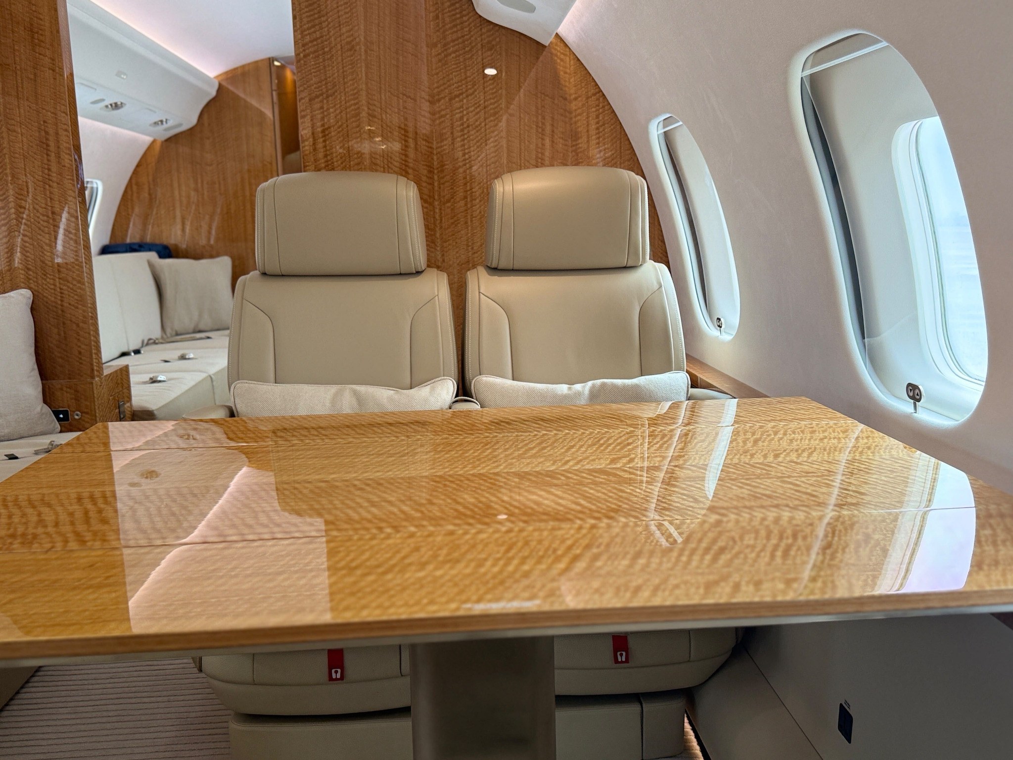 Private jet cabin